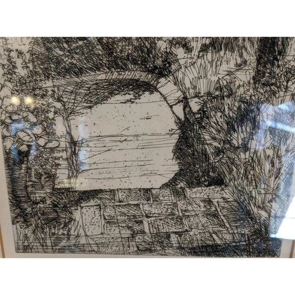 San Francisco Larry Lippold Etching of Polk St House U of I & SF Art Institute - Picture 5 of 9